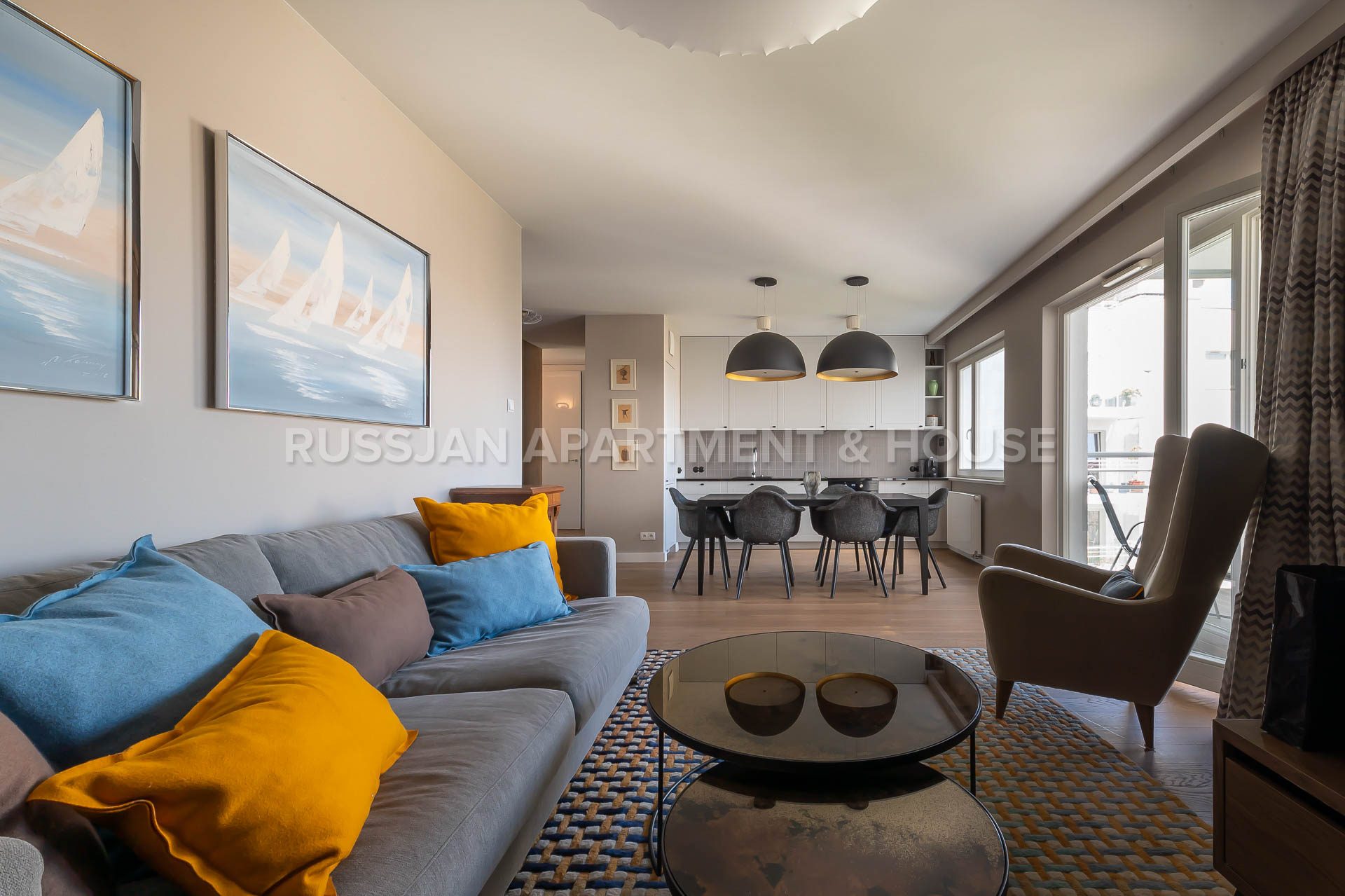 Apartament Gdynia Śródmieście - Eleganckie wnętrze w sercu miasta - Russjan