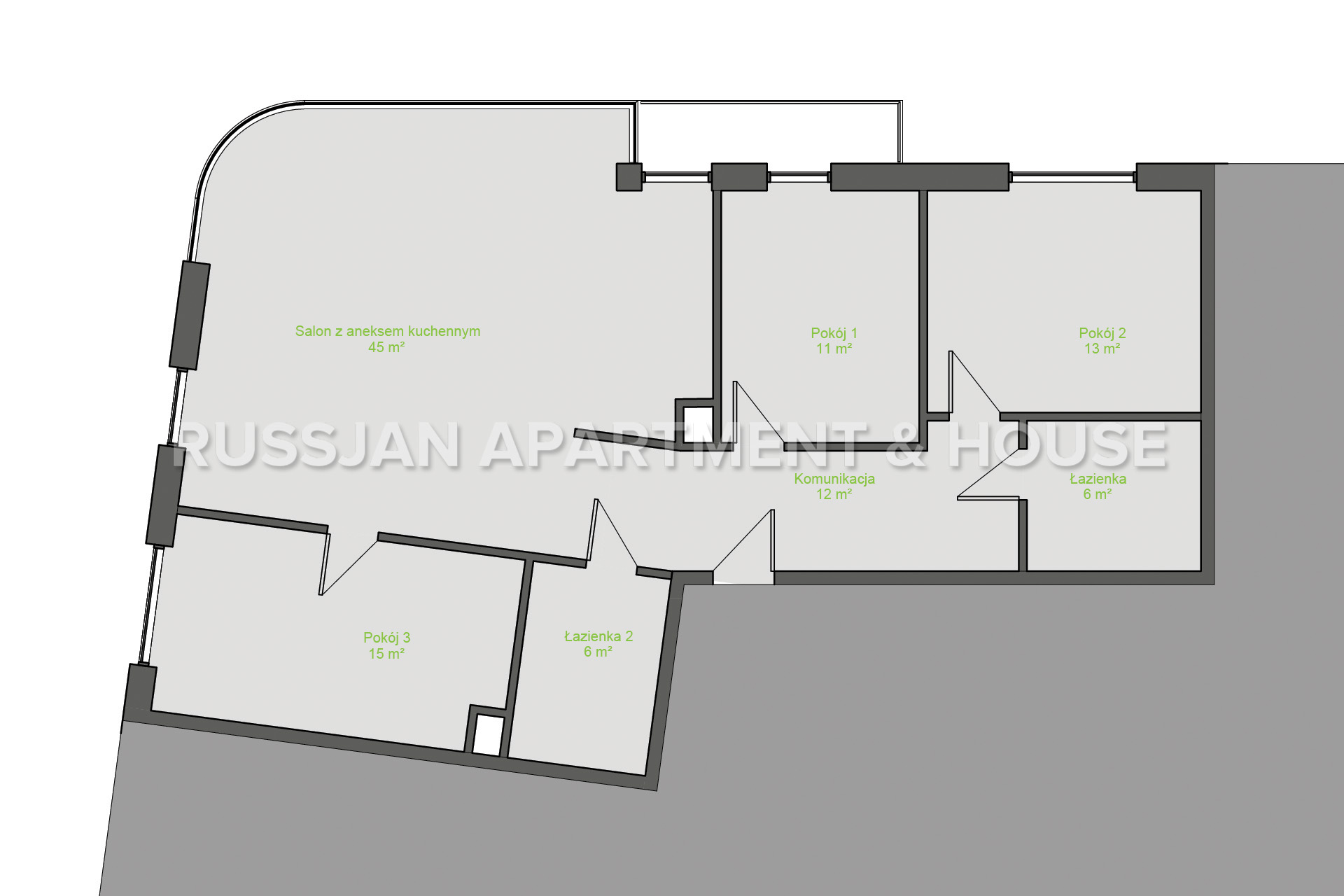  Ulica Jana z Kolna | RUSSJAN Apartment & House