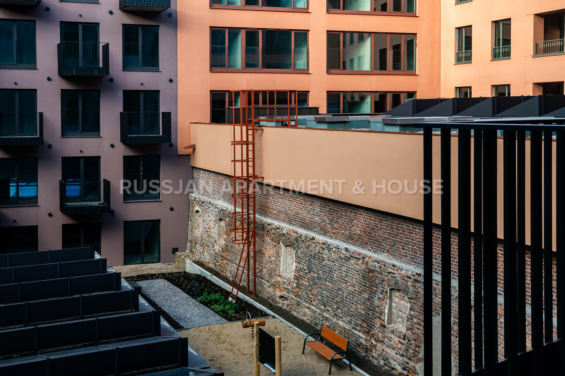 Apartament na Wyspie Spichrzów Ulica Chmielna  | RUSSJAN Apartment & House