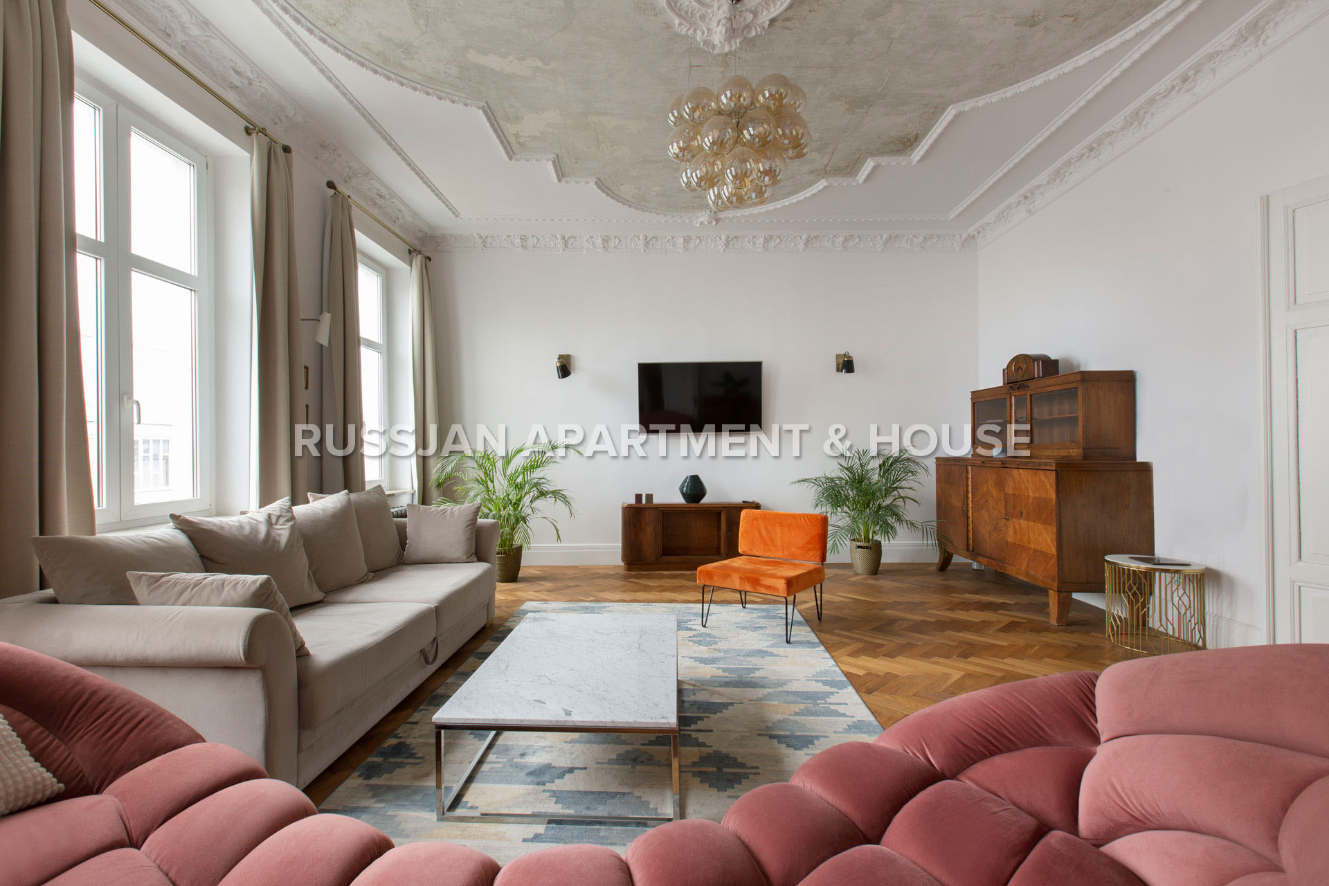 Apartament Gdańsk Śródmieście - Niecodzienny apartament o pow. 151 m2 usytuowany w dostojnej kamienicy - Russjan