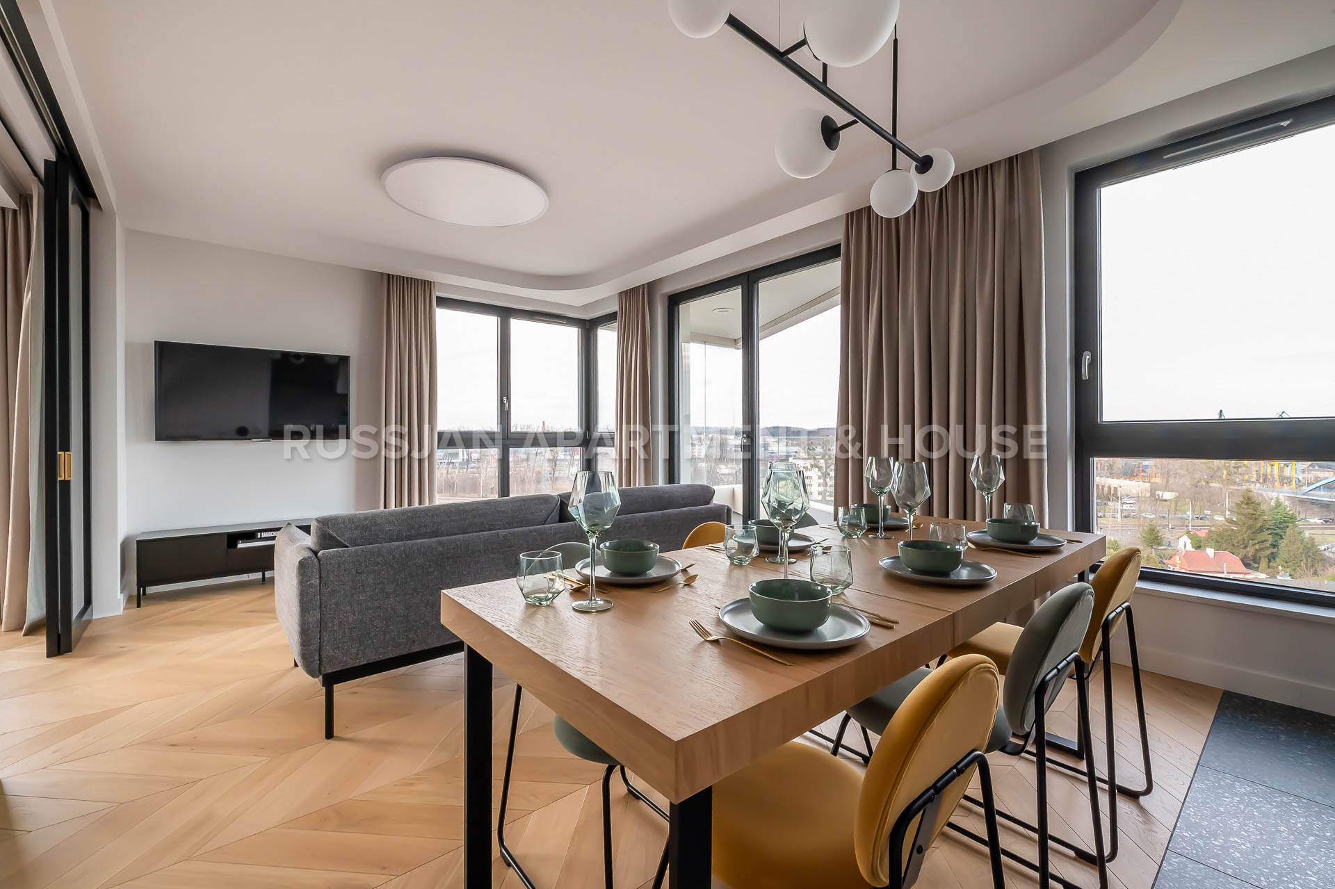 Apartament Gdynia Śródmieście - Zachwycający, przestronny apartament z widokiem na port - Russjan