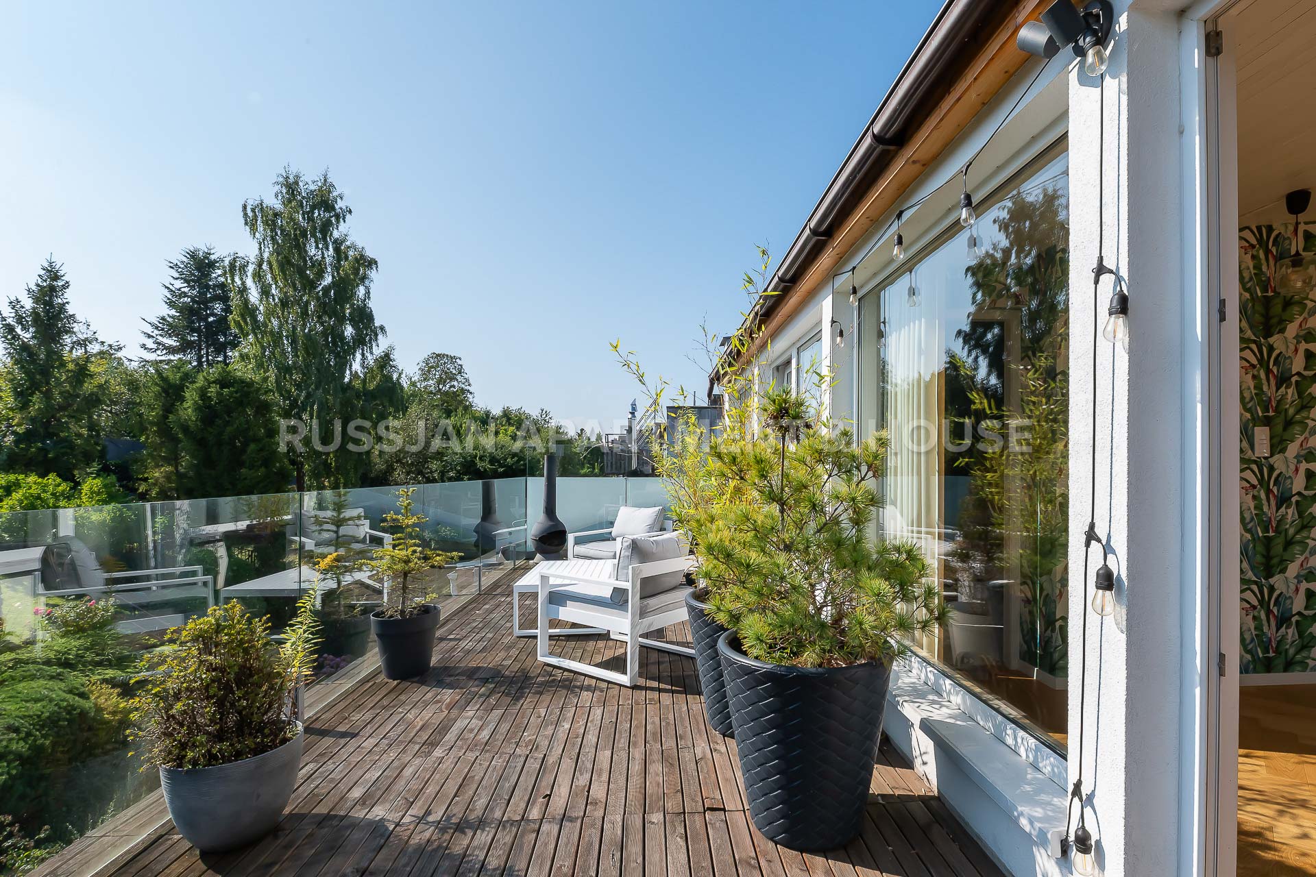 Apartament Gdynia Mały Kack - Taras z widokiem na Zatokę - Russjan