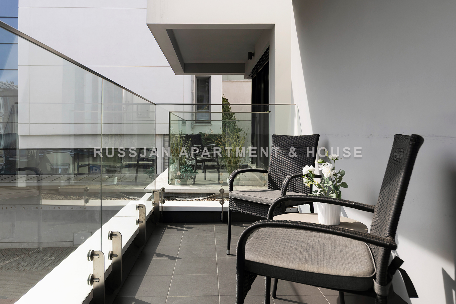 Apartament Sopot Dolny - wynajem - Stylowy apartament w sercu Kurortu - inwestycja Na Fali - Russjan