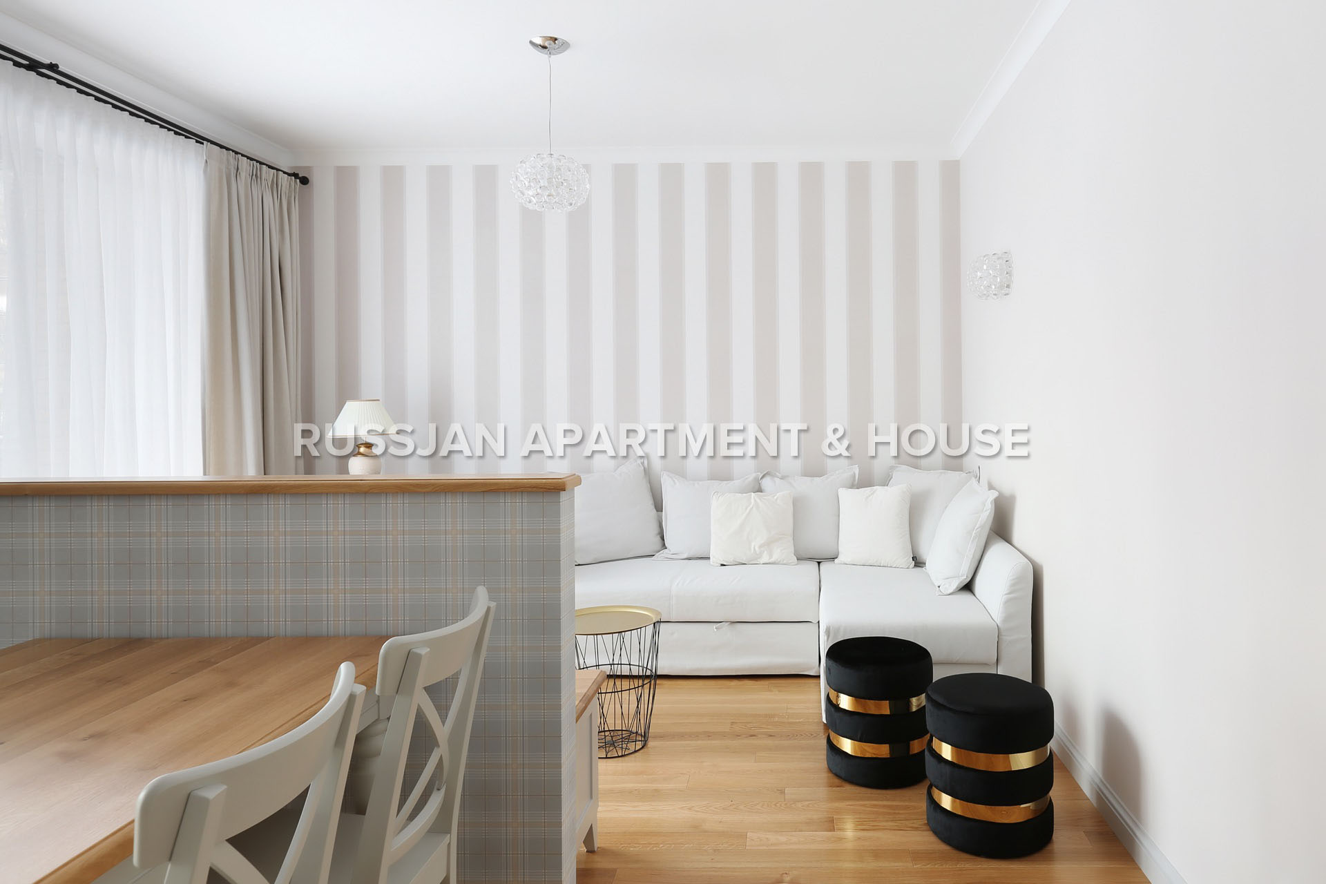 Mieszkanie Gdynia Redłowo - Nowoczesny apartament w stylu Hampton - Russjan